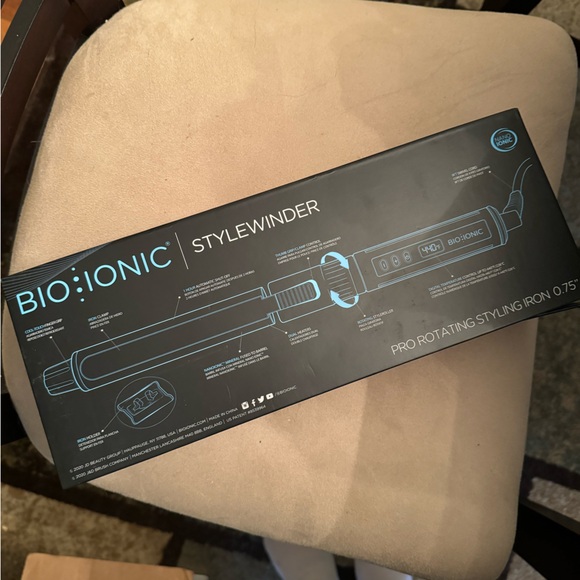 NIB BioIonic StyleWinder Rotating Styling Iron~ 0.75 inch - Picture 9 of 9